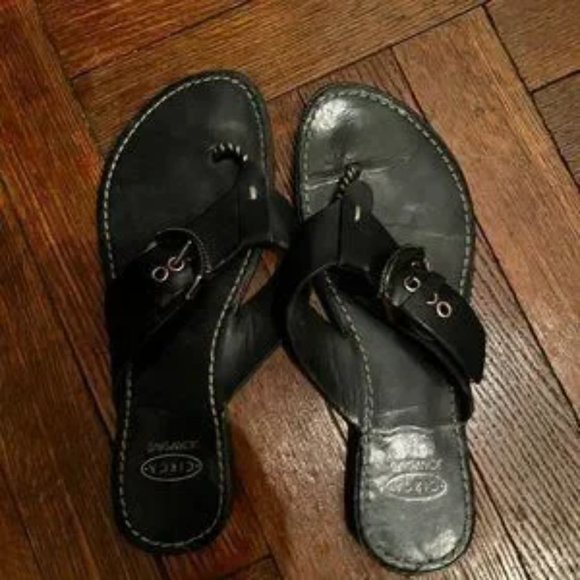 Black Sandals Joan & David Circa Black Sandals Size 8 - Previously Worn - Picture 2 of 6